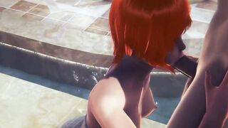 Ben 10 Cartoon - Gwen Rough Sex inside a outside bath-tub - Japanese eastern Manga Hentai Game Porn