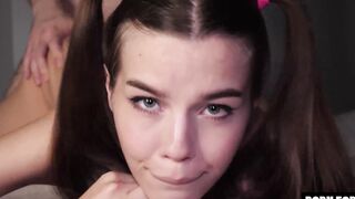 OMG, MY BOOTY IS TOO TIGHT! Adorable teenagers Yo Teens STRUGGLES During Painful Anal Banged - Alina Foxxx