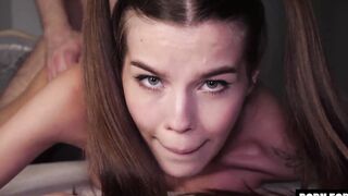OMG, MY BOOTY IS TOO TIGHT! Adorable teenagers Yo Teens STRUGGLES During Painful Anal Banged - Alina Foxxx