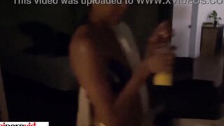 Tiny boobies amateur hispanic barely legal Nicole groaning on her couple huge cock