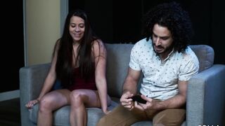 He made me squirt into the homemade video theater and almost get caught