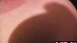 Bombshell Dark Hair Masturbating using Toy Sex dildo