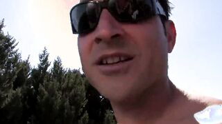 Voluptuous dark hair teens gets plowed on a desert island