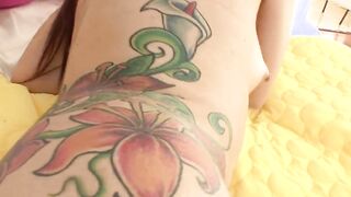 Zenya masturbates and blows penis for facial