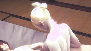 Shingeki no kyojin Animated - Annie Leonhart Boobjob and boned - Japanese oriental Manga Animated Game Porn