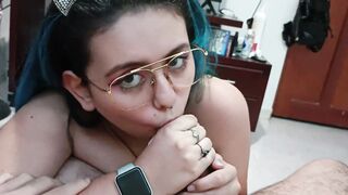 PART three: pov My Nymphomaniac roommate offer me a hand job to got rid of the desire to banged.