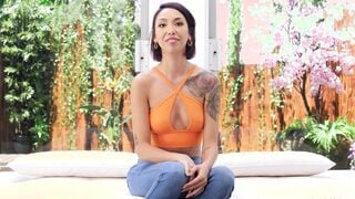 chinese bimbos has anal sex with a complete stranger because she is saving her SNATCH FOR HER PARTNER!