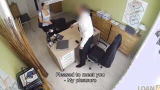 LOAN4K. Amazingly Hot mom spreads legs so man instantly approves credit