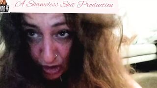 Older insatiable Submissive BBW bimbo DPs herself on the banging bench while Daddy sleeps