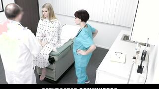 Perv Doc And Nurse Take Advantage Of 19 Year Old beauty Harlow West