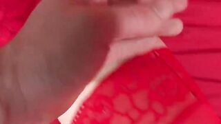 Big Titted dark hair Avanna masturbates alone with huge sex toys