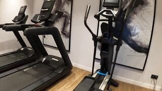 18 Yo Clara Mia teases two strangers into the gym and gets boned like never before!!!