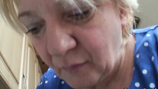 Granny rides strangers penis