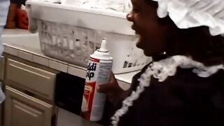 2 friends take the honor of satisfying a freaky huge dick