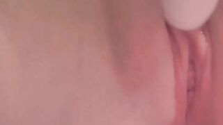 rides a sex toy after watching dyke porn - March Foxie
