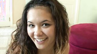 18 Yo Tii blows and booty fucks dick for cum