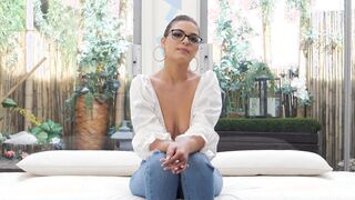 EXOTIC and incredibly pretty see as she makes herself cum ride ebony penis