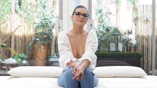 EXOTIC and incredibly pretty see as she makes herself cum ride ebony penis