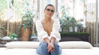 EXOTIC and incredibly pretty see as she makes herself cum ride ebony penis