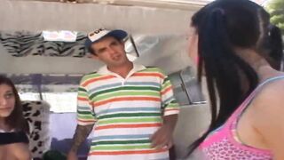Dark Hair Gracie Glam gets pounded by a hungry stud