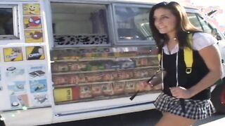Dark Hair Gracie Glam gets pounded by a hungry stud