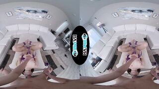 WETVR Bound Up Fun Dark Haired Fuck With Mouthful Into VR Porn