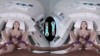 WETVR Bound Up Fun Dark Haired Fuck With Mouthful Into VR Porn