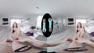 WETVR Bound Up Fun Dark Haired Fuck With Mouthful Into VR Porn
