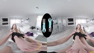 WETVR Bound Up Fun Dark Haired Fuck With Mouthful Into VR Porn