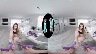 WETVR Bound Up Fun Dark Haired Fuck With Mouthful Into VR Porn