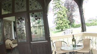 goddess dark hair maid takes 2 long dicks