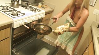 Stirring lesbians nibble on their long jugs before taking out their toys and ramming each other