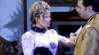 Huge haired Beauty receives her throbbing on a chair