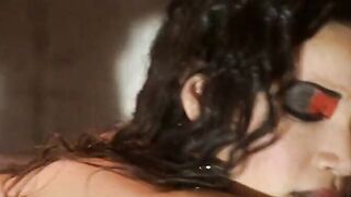 Chic delivers a steamy oral sex to her sub's dick inside a BONDAGE affair
