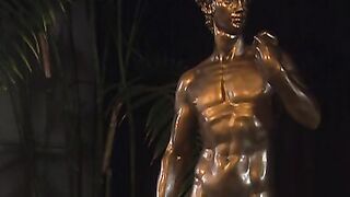 sexy chick awards her husband a steamy oral sex and receives a hard doggy style fucking inside return