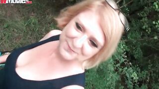 Fun Movies German old housewife plowed outside