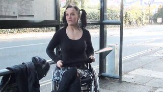 Paraprincess outdoors nudity and handicapped pornstar flashing