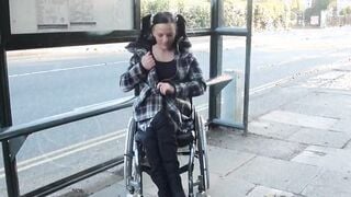 Paraprincess outdoors nudity and handicapped pornstar flashing