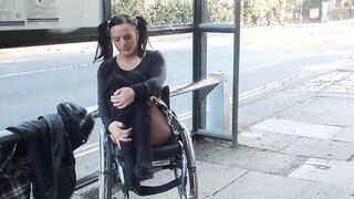 Paraprincess outdoors nudity and handicapped pornstar flashing