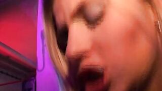 Influencer with adorable mini jugs dig rides the rough penis