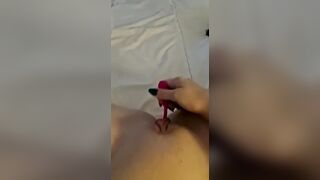 Long cock barley fit into my hungarian eighteen vagina