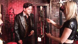 Crazy guy fucks 2 Hot blondes into a dungeon
