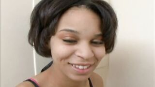beauty Jizzed into African Vagina