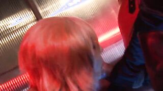 Dark Haired Bombshell spreads her legs apart and let her friend lick her cunt