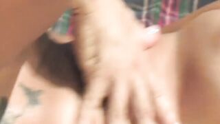 Big Titted step-daughter gets filled with her stepdad's cum public