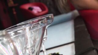 Wild group sex gets place into a bar with many turned on Girl