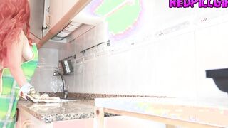quick pounded inside the kitchen redpillgirl pt3