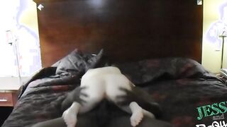 virgin white 18 year old fucks her first big black dick inside college dorm