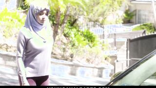 Muslim 18 Aaliyah Hadid gets a hard boned up her BOOTY! Warning! Watching Aaliyah getting some proper anal pounding will drive you filthy!