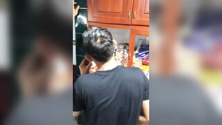 My stepbrother's wifey likes to eat my dick